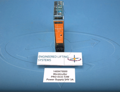 Weidmuller 24V power supply for PLC migration and control cabinet support