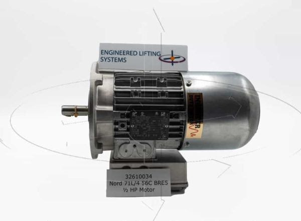 Nord 32610034 71L/4 56C BRE5 1/2 HP Brakemotor - Image 2