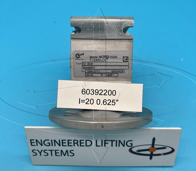 Nord 60392200 Flexbloc SI Worm Gear SK 1SI31 I = 20 0.625" Gearbox - Image 2