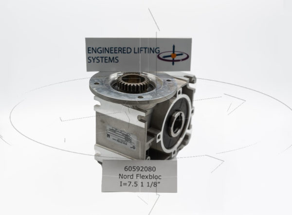 Nord 60592080 Flexbloc SI Worm Gear SK 1SI50 I = 7.5 1.125" Gearbox