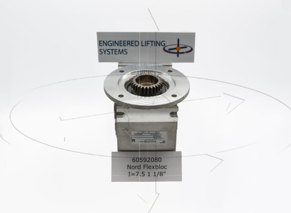 Nord 60592080 Flexbloc SI Worm Gear SK 1SI50 I = 7.5 1.125" Gearbox - Image 2