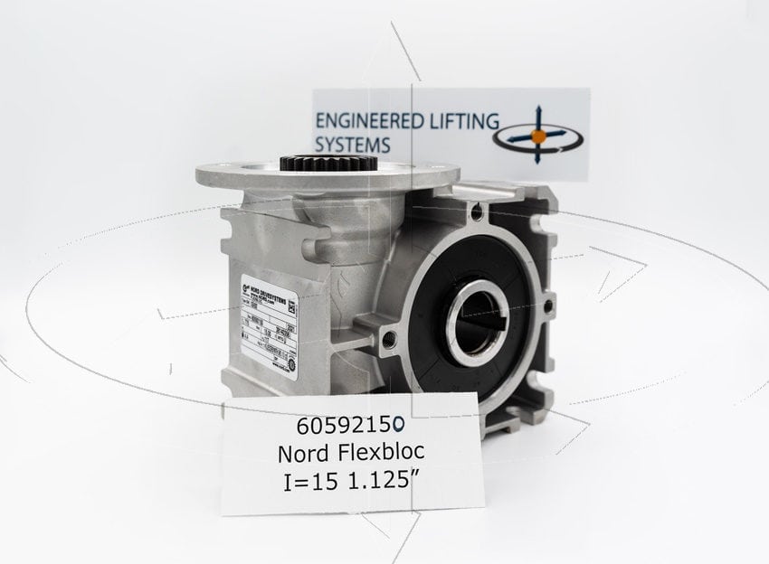 Nord 60592150 Flexbloc SI Worm Gear SK 1SI50 I = 15 1.125 Nord 60592150 Flexbloc SI Worm Gear SK 1SI50 I = 15 1.125