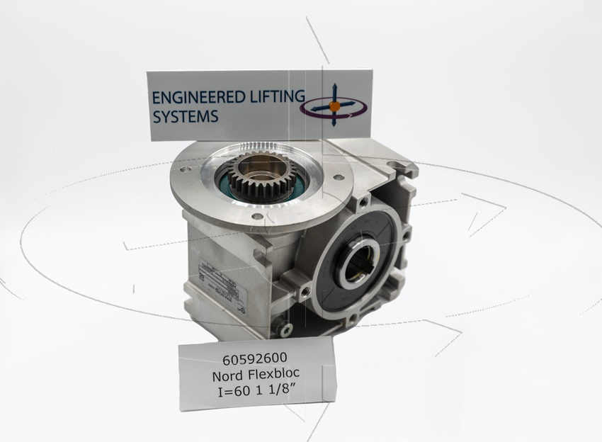 NORD FLEXBLOC® UNIVERSAL SI Worm Gear SK1SI63 60691200- Ratio 20:1