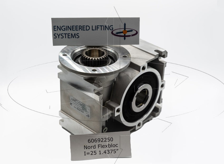 Nord 60692250 Flexbloc SI Worm Gear SK 1SI63 I = 25 1.4375