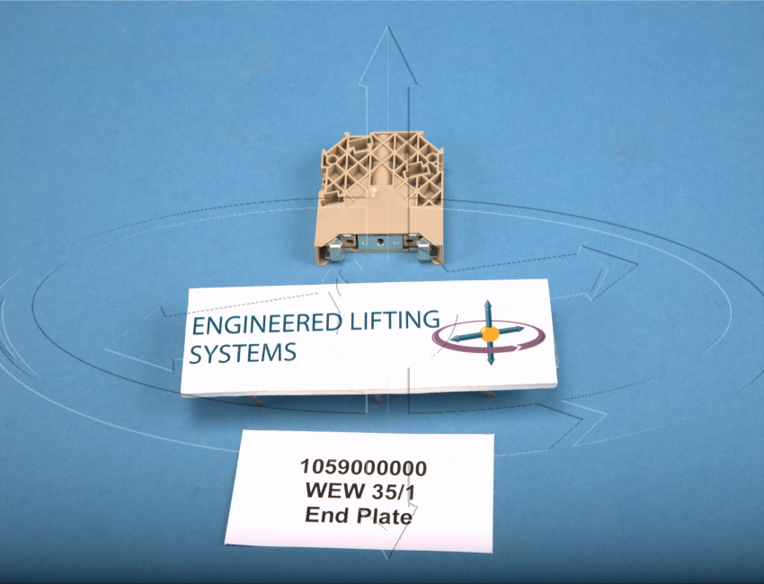 Weidmuller 1059000000 WEW 35/1 end plate